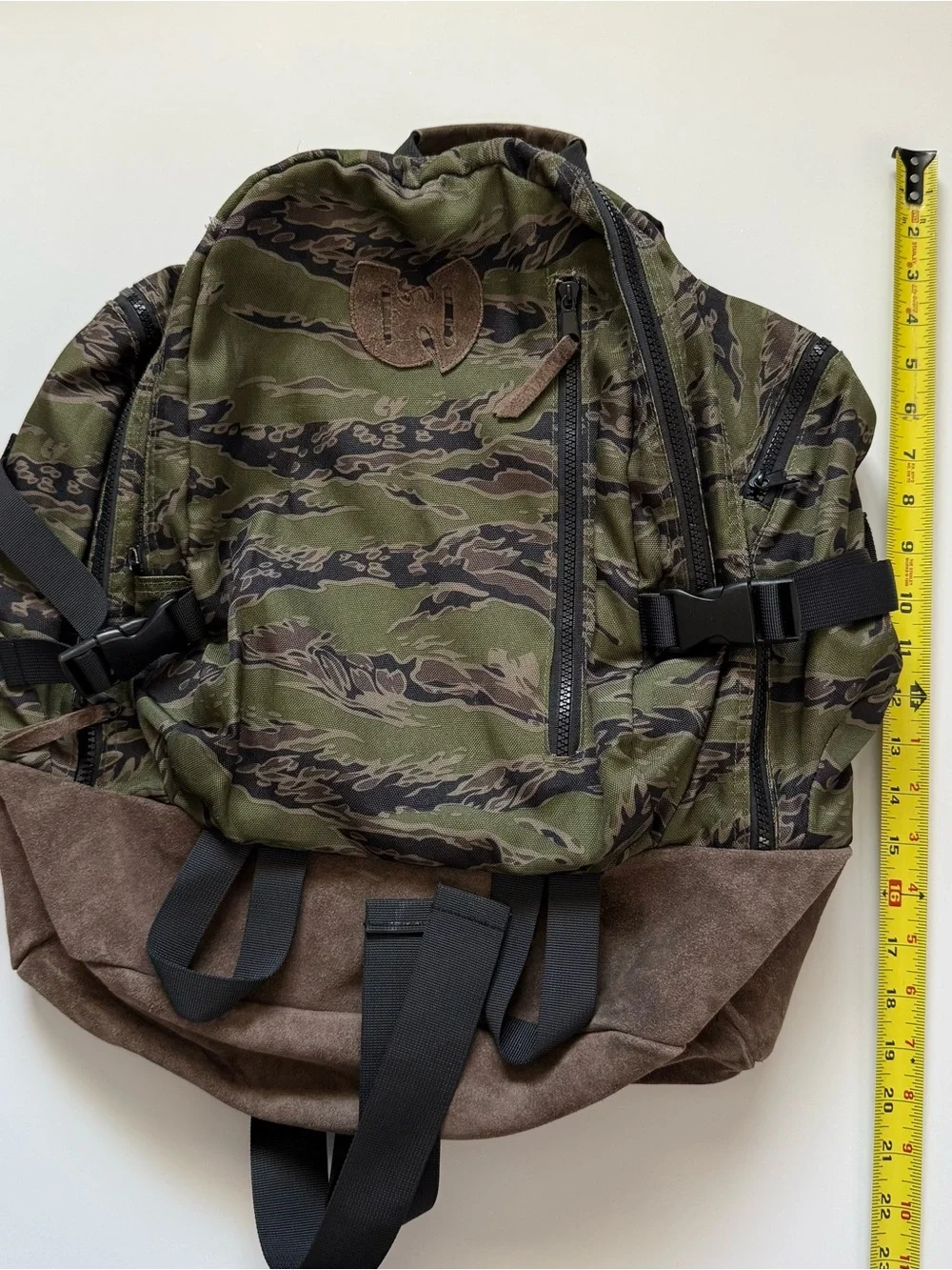 🔴Wu-Tang Camouflage Backpack Authentic WuTang Brand Ltd Iron Flag Rza Gza